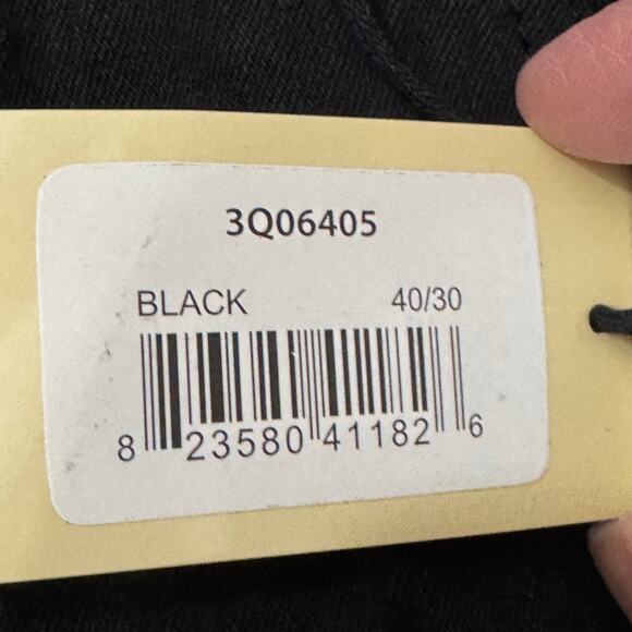 NEW HWD Halfwaydead Skater Jeans Men's 40x30 Black Denim - Picture 8 of 11